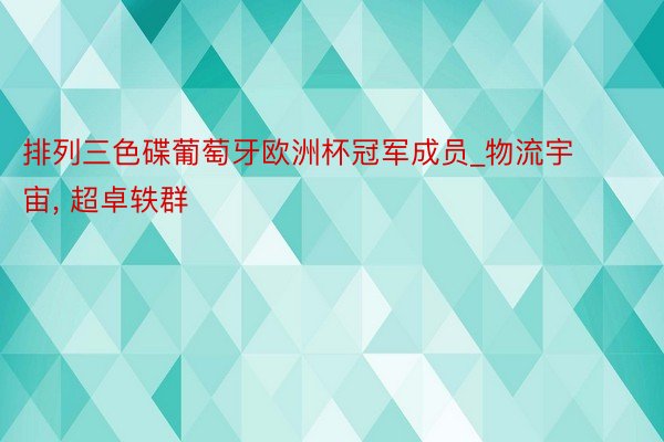 排列三色碟葡萄牙欧洲杯冠军成员_物流宇宙, 超卓轶群